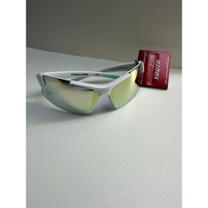 Youth Rawlings White & Green Youth Sunglasses One Size